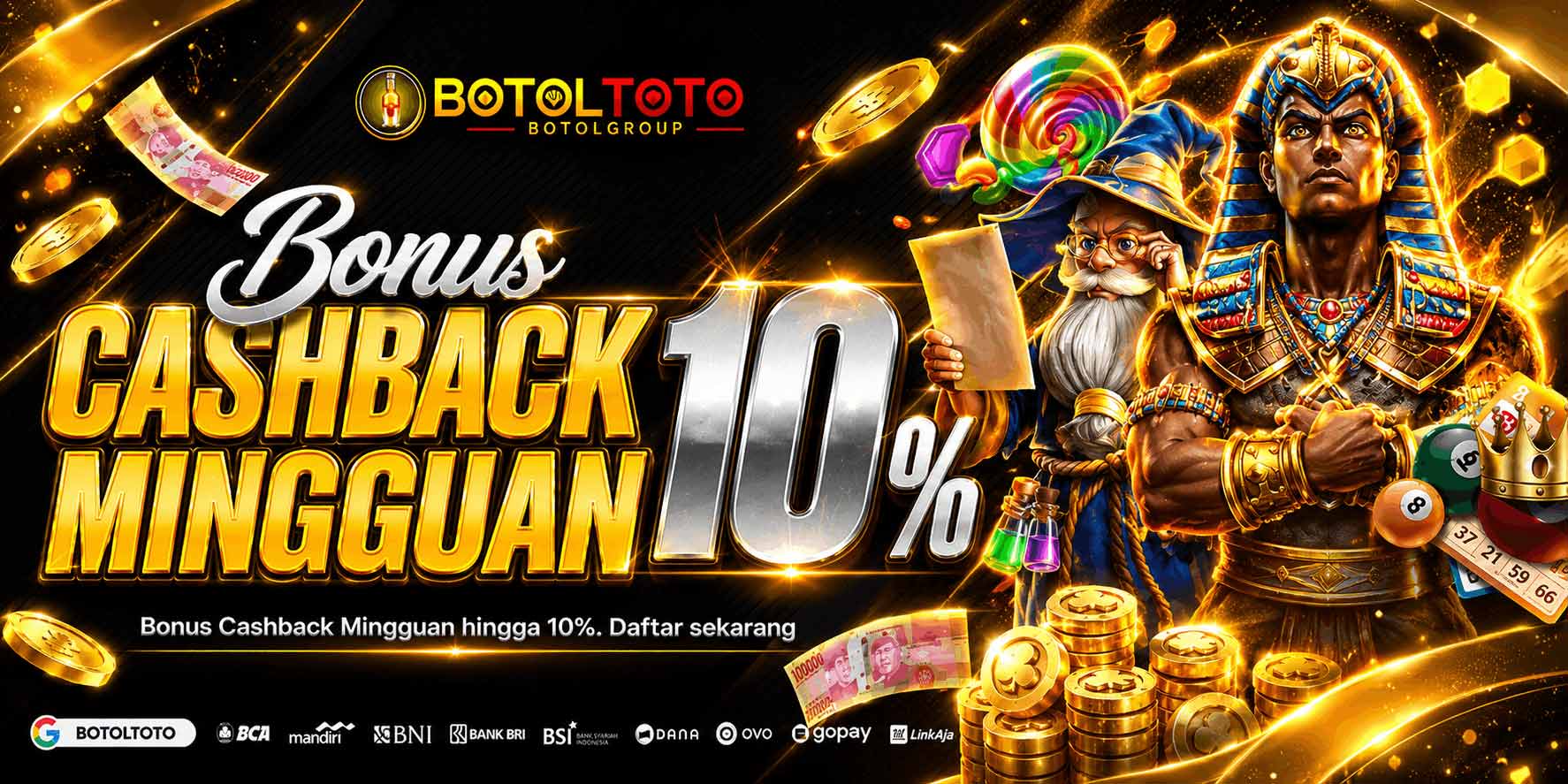 Bonus Cashback 10%